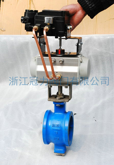 氣動V型調節球閥在通氣后常開有哪些原因?